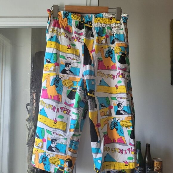 Vintage Brobell Egyptian Cairo cartoon capri pants size large - Picture 4 of 7
